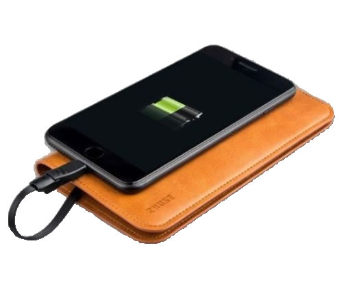 Phone Pouch/Power Bank -10,000mah Brown Or Black